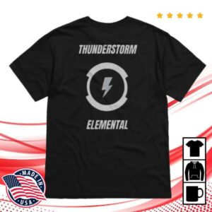 John Adrian Kimlong Store Merch Thunderstorm Elemental Design T-Shirt