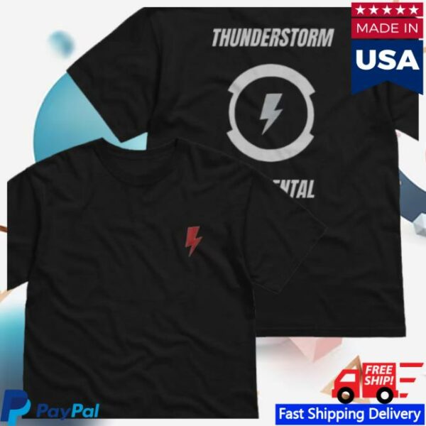 John Adrian Kimlong Store Merch Thunderstorm Elemental Design T-Shirt