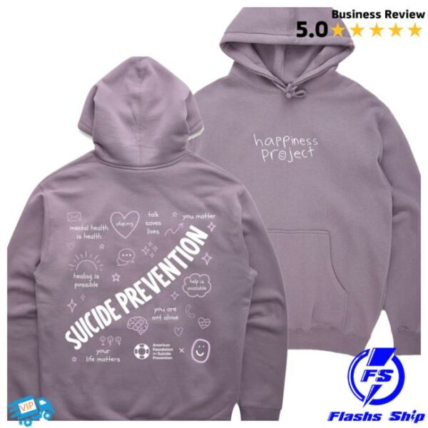 Happiness Project Store Merch Afsp X Up Hoodie
