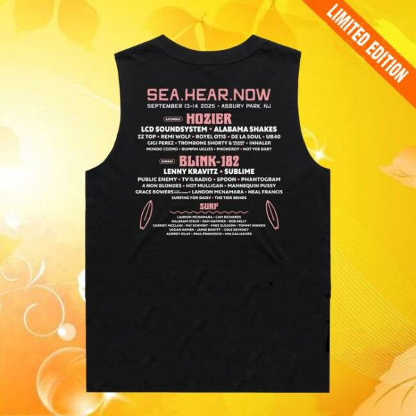 Sea Hear Now Festival Store Merch Women’s Surf Lineup Tank