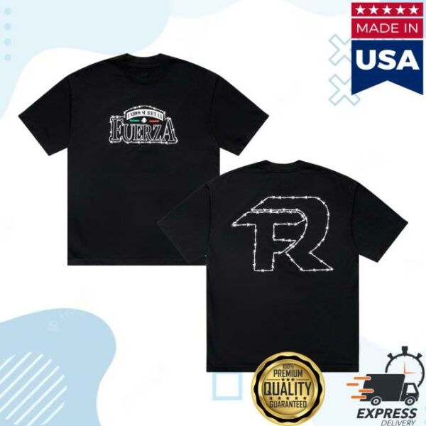 Fuerza Regida Merch Store Fuerzas Unidas Black Ss Tee