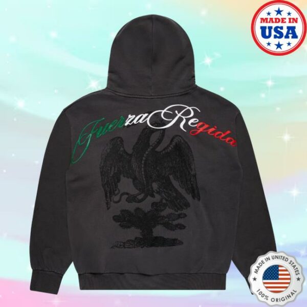 Fuerza Regida Merch Store Script Aguila Hoodie Vintage