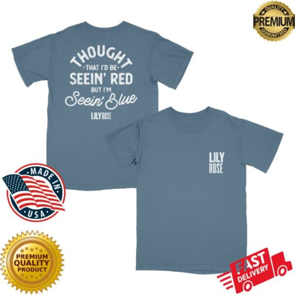 Lily Rose Merch Store Shop Seein’ Blue Tee