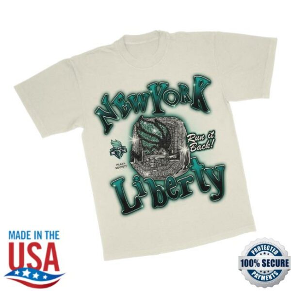 Playa Society Merch Store Playa Society New York Liberty Championship Ring T-Shirt