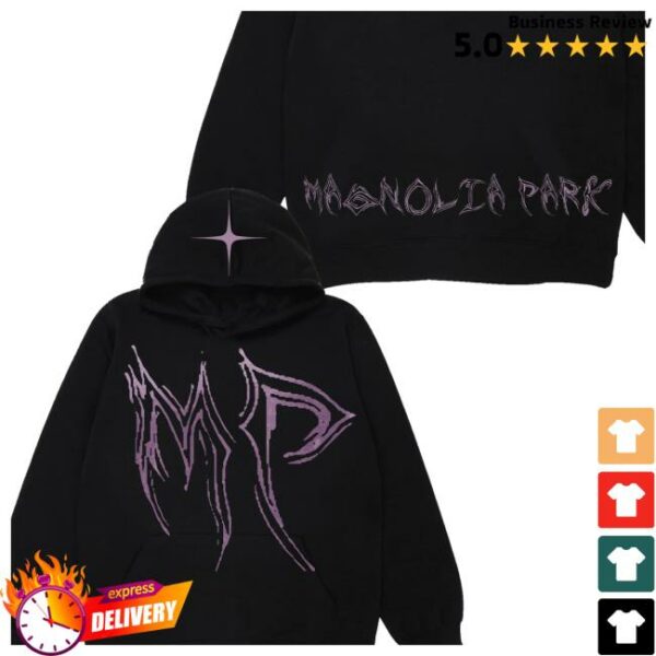 Magnolia Park Store Merch Mp Star Black Hoodie