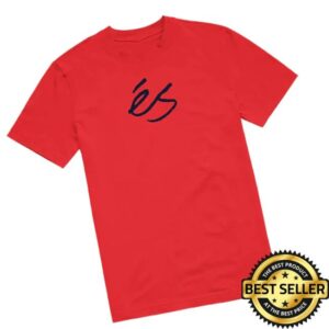 Sk8 Clothing Store Merch Es Script Mid Red Navy Tee