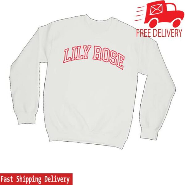 Lily Rose Music Merch Store College Crewneck