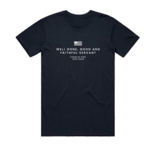 Tpusa Merch Shop Faithful Servant Memorial Tee