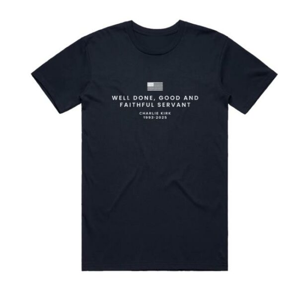 Tpusa Merch Shop Faithful Servant Memorial Tee