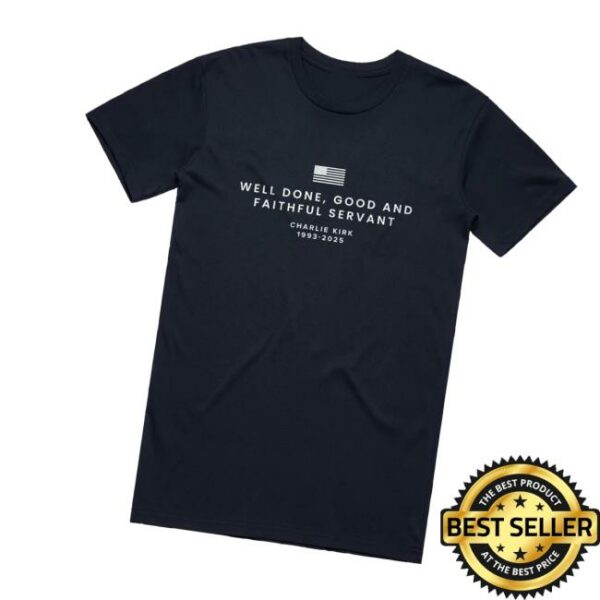 Tpusa Merch Shop Faithful Servant Memorial Tee
