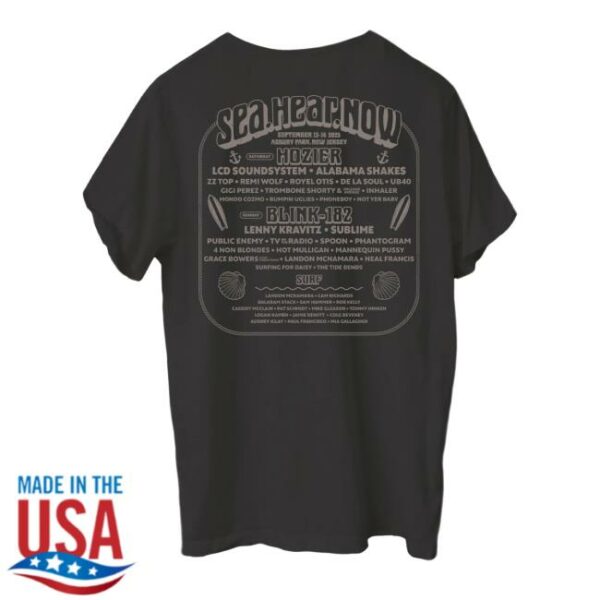 Sea Hear Now Festival Merch Store Eye Lineup Tee