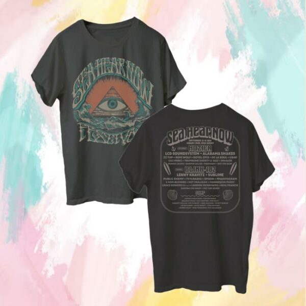 Sea Hear Now Festival Merch Store Eye Lineup Tee