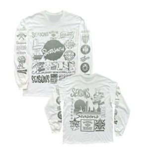 Seasonsskate Shop Store Seasons Logo Vomit Ls Tee