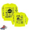 kenny Seasons Skate Shop Merch Seasons Logo Vomit Ls Tee Safety Greenaa