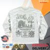 kenny Seasons Skate Shop Merch Seasons Logo Vomit Ls Tee Whitea