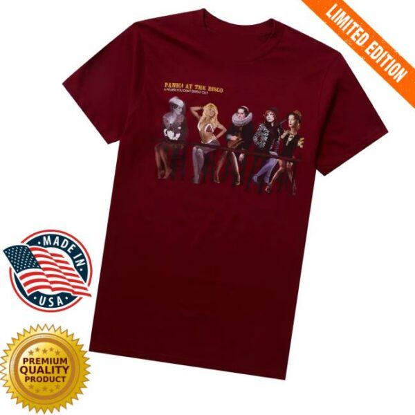 Hot Topic Merch Store Panic At The Disco Fever Can’t Sweat Out Boyfriend Fit Girls T-Shirt