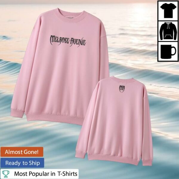 Imprint Merch Store Melrose Avenue Melrose Crewneck