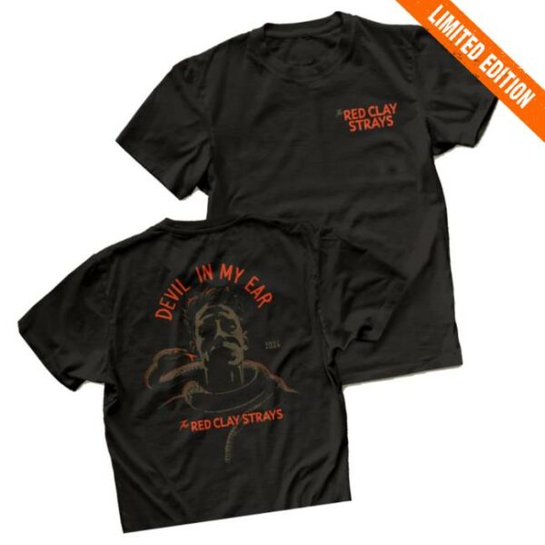 Red Clay Strays Store Merch Red Clay Strays Tracks Devil In My Ear T-Shirt