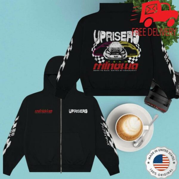 We Are Uprisers Store Merch Uprisers X Minowa Zip Hoodie