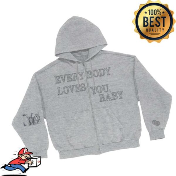 Troye Sivan Store Merch Everybody Loves You Baby Zip Hoodie