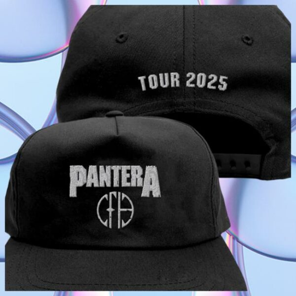 Pantera Store Merch Pantera Tour 2025 Snapback Hat