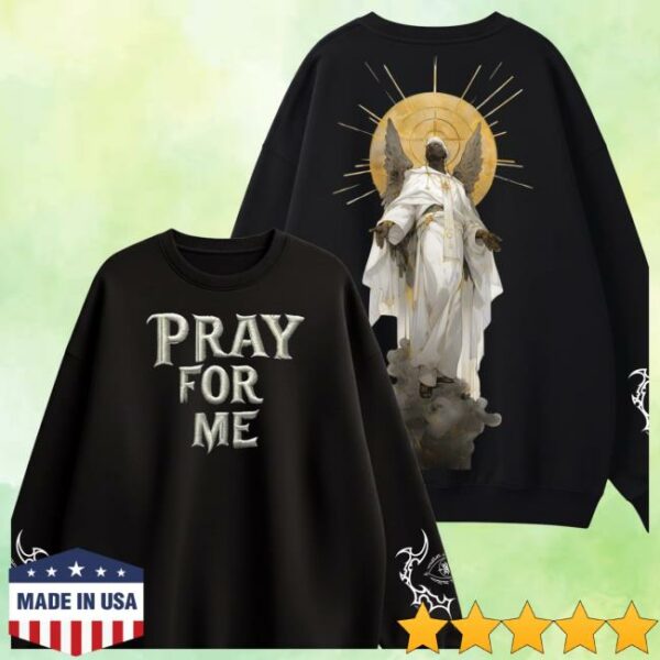 Thebtclub Store Merch Pray For Me Oversized Sweatshirt