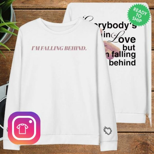 Thebtclub Store Merch Falling Behind Oversized Sweatshirt