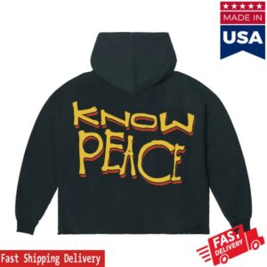 Barriers Worldwide Store Merch Know Justice Know Peace Aged Hoodie