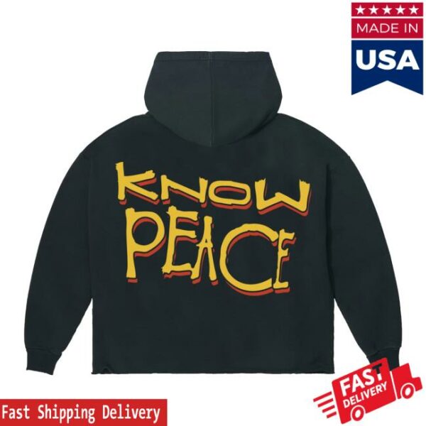 Barriers Worldwide Store Merch Know Justice Know Peace Aged Hoodie