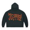 kenny barriers worldwide store merch know justice know peace aged hoodie