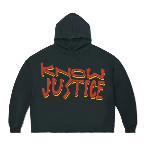 Barriers Worldwide Store Merch Know Justice Know Peace Aged Hoodie