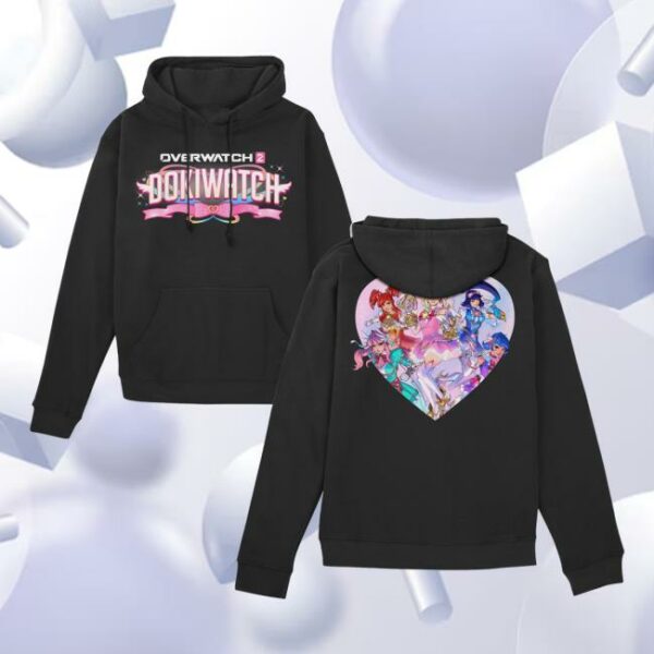 Blizzard Gear Merch Store Overwatch Dokiwatch Black Pullover Hoodie