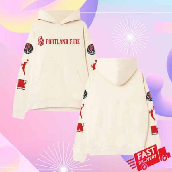 Portland Fire Team Merch Store Shop Portland Fire Cream Unisex Long Sleeve Hoodie