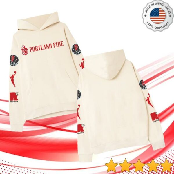 Portland Fire Team Merch Store Shop Portland Fire Cream Unisex Long Sleeve Hoodie