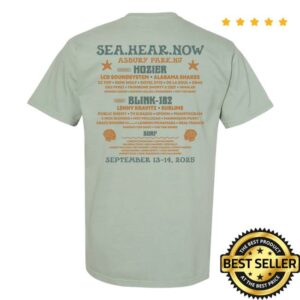 Sea Hear Now Festival Store Merch Seahorse Lineup Tee