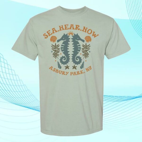 Sea Hear Now Festival Store Merch Seahorse Lineup Tee