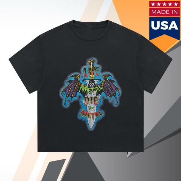 Gallery Dept Store Merch Live For Metal Tee