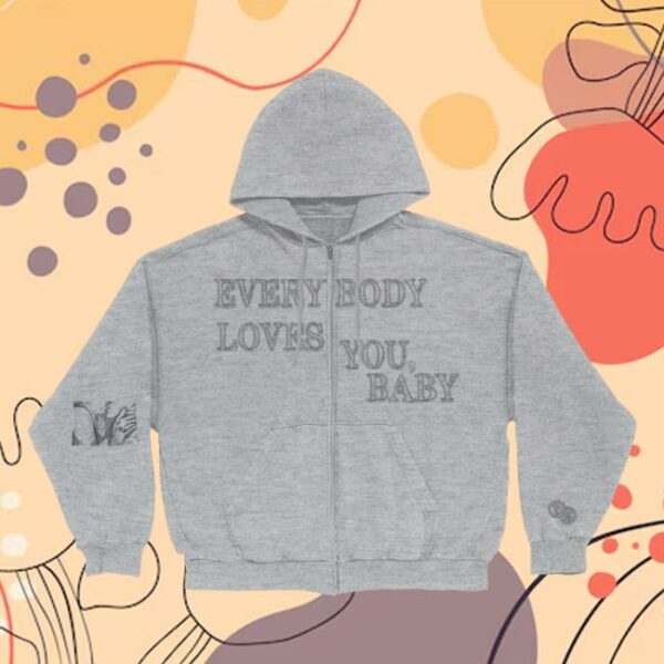 Troye Sivan Merch Store Everybody Loves You Baby Zip Hoodie