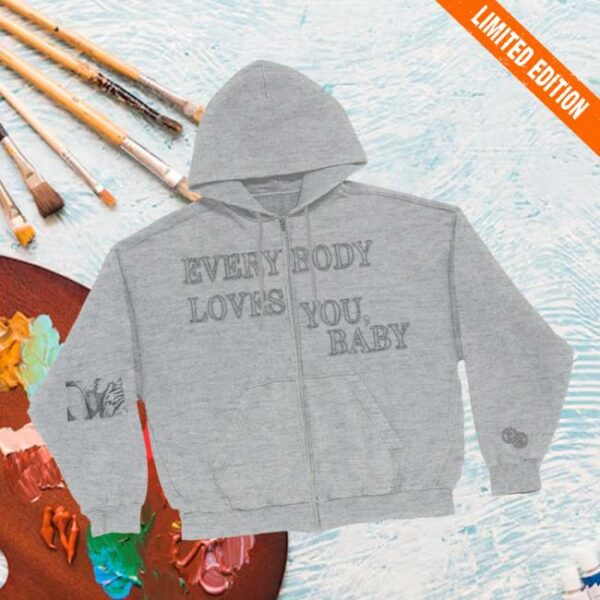 Troye Sivan Merch Store Everybody Loves You Baby Zip Hoodie