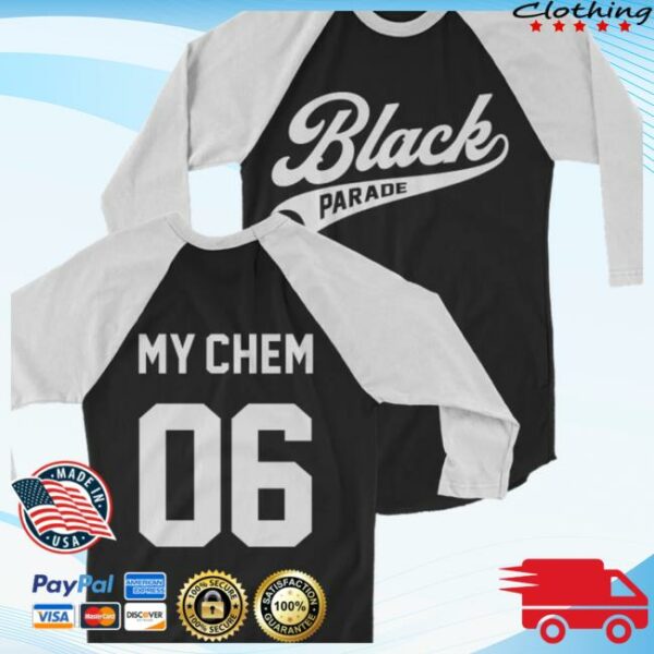 My Chemical Romance Store Merch Black Parade Raglan Tee