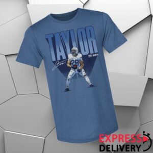 500 Level Store Merch Jonathan Taylor Indianapolis Bold Wht Shirt