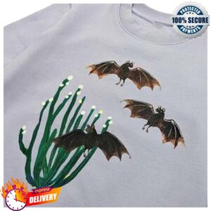Kew Store Merch Kew Book Of Blooms, Bats Kids Sweatshirt