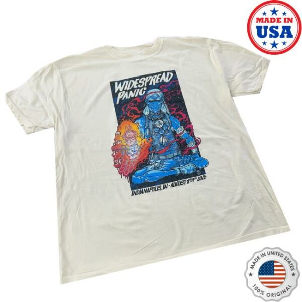 Widespread Panic Store Merch 2025 Indianapolis Event T