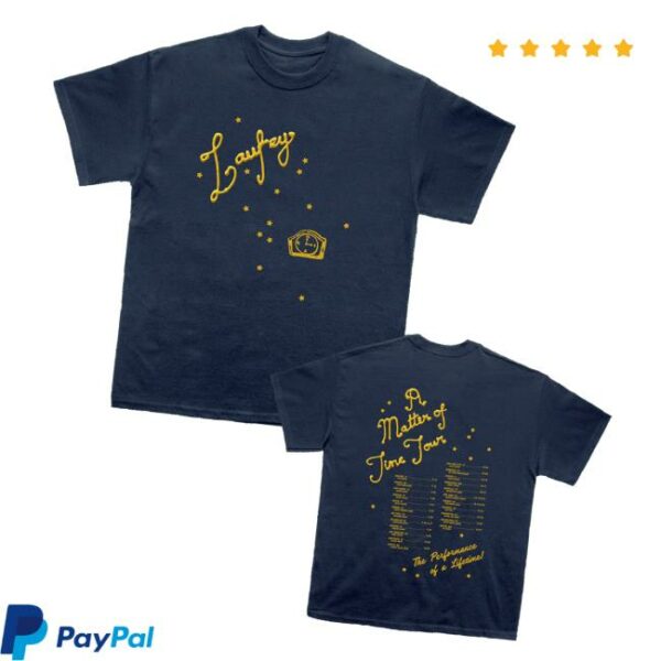 Laufey Music Merch Store A Matter Of Time Tour Tee