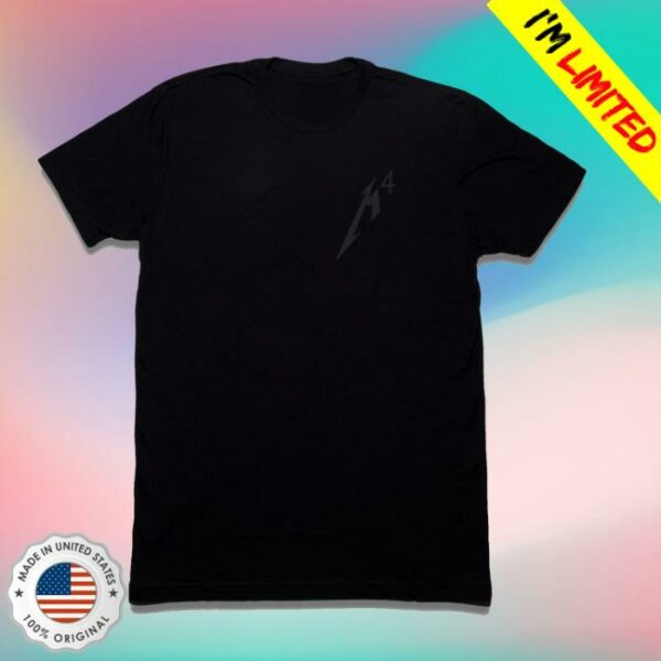 Metallica Merch Store M4 Logo Tonal T-Shirt
