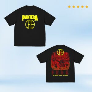 Pantera Store Merch Cfh 2025 Tour T-Shirt