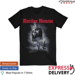 Marilyn Manson Merch Store Impaled Double Cross Tee