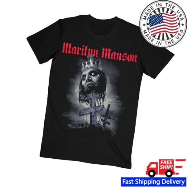 Marilyn Manson Merch Store Impaled Double Cross Tee
