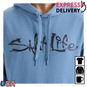 Saltlife Store Merch Men’S Voyage Tried And True Fleece Hoodie