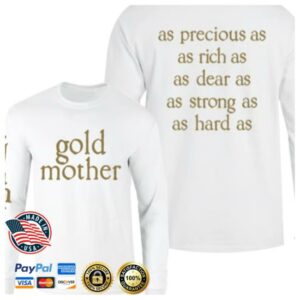 James Store Merch Gold Mother White Longsleeve